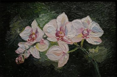 Картина под названием "Orchids" - Victoria Raznatovskaya, Подлинное произведение искусства