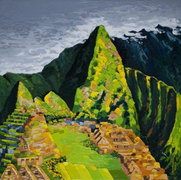 Картина под названием "Machu Picchu" - Victoria Raznatovskaya, Подлинное произведение искусства