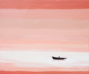 Pittura intitolato "alone" da Victoria Raznatovskaya, Opera d'arte originale, Olio