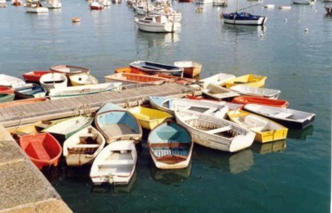 Fotografía titulada "Bateaux" por Roger Cornet, Obra de arte original