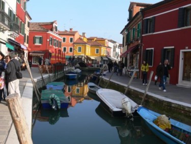 Photographie intitulée "ruelle dans Venise 4" par Roger Cornet, Œuvre d'art originale