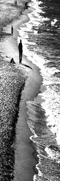 Photographie intitulée "Ebbe und Flut" par Rea Schenk, Œuvre d'art originale, Photographie numérique