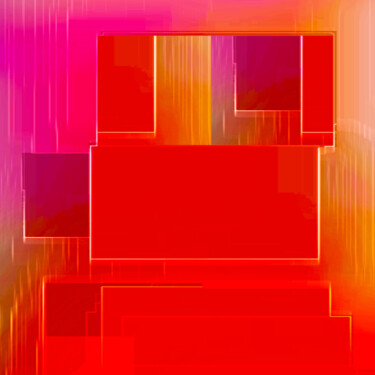 Estampas & grabados titulada "abstract-09-03 - Od…" por Rea Schenk, Obra de arte original, Trabajo Digital 2D