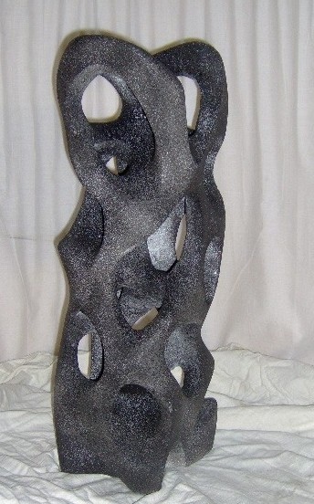 Sculpture titled "Black" by Zolas, Original Artwork