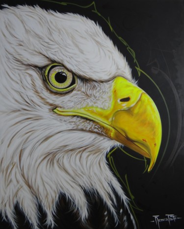 Pintura titulada "Eagle" por Rebeca Pinto Bottone, Obra de arte original, Acrílico