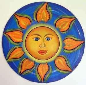 Pintura intitulada "Sunshine" por Rebecca, Obras de arte originais