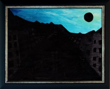Картина под названием "My dark mornings.." - Rebeka, Подлинное произведение искусства