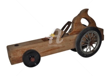 Art N° 3 Sculpture Voiture Rabot décoration indust Sculpture intitulée "Art N° 3 Sculpture…" par Recyclage Design - Réanimateur D'Objets , Œuvre d'art originale