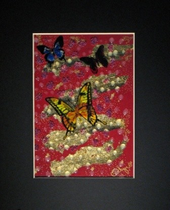 Sculpture titled "The Butterflies" by Evelyn Reinprecht, Original Artwork