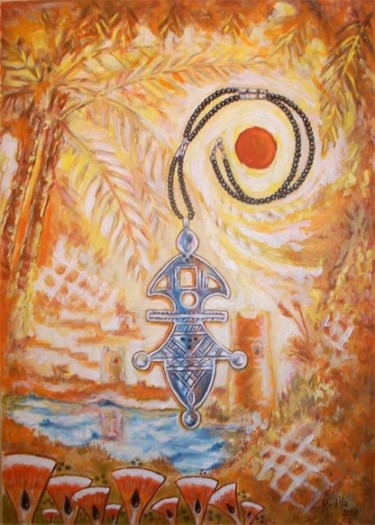 Peinture intitulée "Mirage" par Benidiri Redha, Œuvre d'art originale, Huile