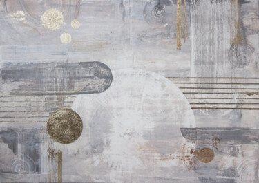 Картина под названием "Composition 1" - Katerina Zhuchenko (RedHeadKat), Подлинное произведение искусства, Акрил Установлен…