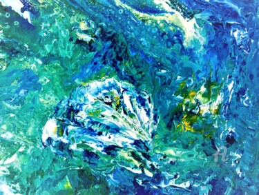 Картина под названием "Abstract. "Deep in…" - Reda Pinchera, Подлинное произведение искусства, Акрил