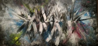 Peinture intitulée "EXPLOSION COSMIQUE" par Reemers Jean-Pierre, Œuvre d'art originale, Acrylique