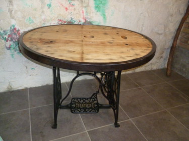 Design titled "TABLE - MACHINE - T…" by Leferailleur02, Original Artwork, Furniture