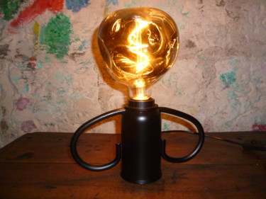 Design titled "LAMPE BOUCHON GAZ" by Leferailleur02, Original Artwork, Luminaire