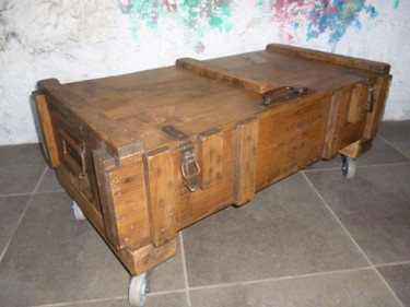 Design titled "TABLE BASSE - BANC -" by Leferailleur02, Original Artwork, Furniture