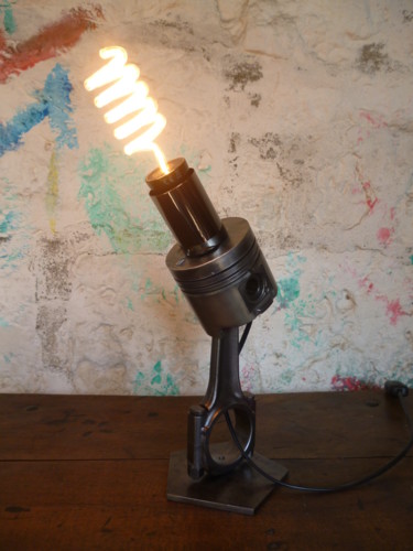 Design titled "Lampe industrielle…" by Leferailleur02, Original Artwork, Luminaire