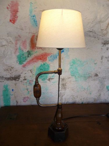 Design intitulada "LAMPE " VILEBREQUIN…" por Leferailleur02, Obras de arte originais, Luminaria