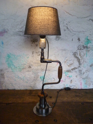 Design titled "LAMPE CHIGNOLE - VI…" by Leferailleur02, Original Artwork, Luminaire