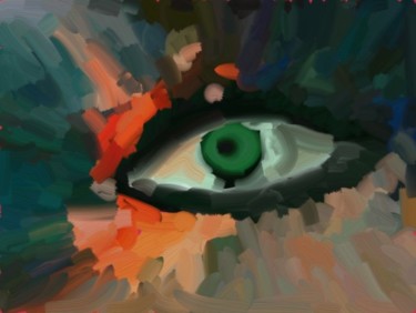 Pintura titulada "La niña de tus ojos" por Regaliza, Obra de arte original, Oleo