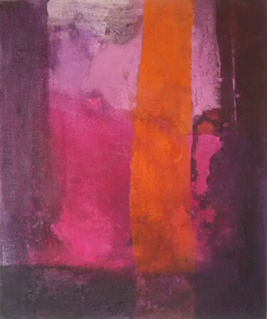 Peinture intitulée "Pink VI" par Regina Hermann, Œuvre d'art originale, Pigments Monté sur Châssis en bois