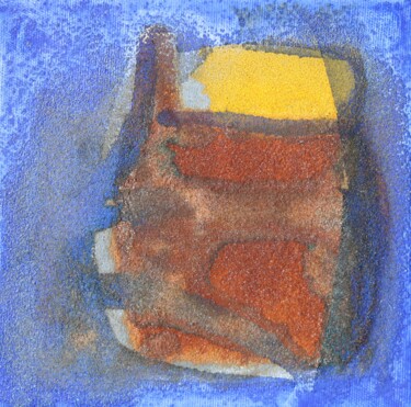 Картина под названием "Rost I/rust I" - Regina Hermann, Подлинное произведение искусства, Акрил
