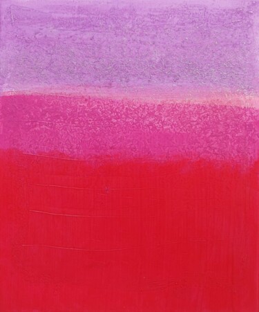 Peinture intitulée "Pink IV" par Regina Hermann, Œuvre d'art originale, Pigments Monté sur Châssis en bois