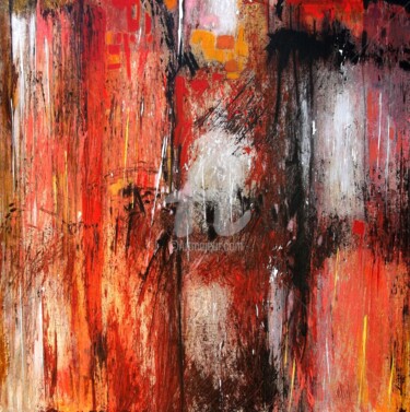 Peinture intitulée "tourbillon" par Régina Klin, Œuvre d'art originale, Acrylique