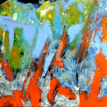 Malerei mit dem Titel "énergie" von Régina Klin, Original-Kunstwerk, Acryl