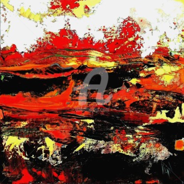 Malerei mit dem Titel "Amazonie" von Régina Klin, Original-Kunstwerk, Acryl