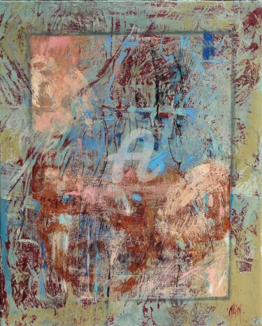 Pittura intitolato "2" da Régina Klin, Opera d'arte originale, Acrilico