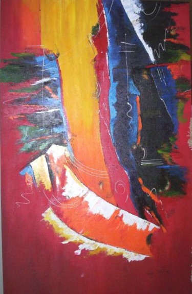 Painting titled "ABSTRATO XXV" by Regina Schwingel, Original Artwork