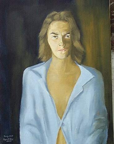 Painting titled "Study of Tracey Emin" by Reginald Gray, Original Artwork