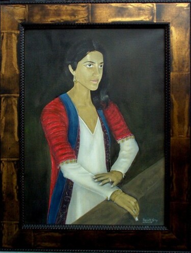 Painting titled "L`Iranienne" by Reginald Gray, Original Artwork