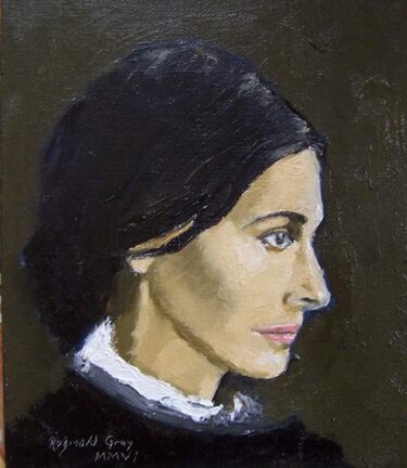 Painting titled "Study of Juliette B…" by Reginald Gray, Original Artwork