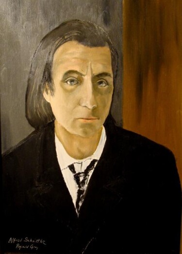 Malerei mit dem Titel "First Portrait of t…" von Reginald Gray, Original-Kunstwerk