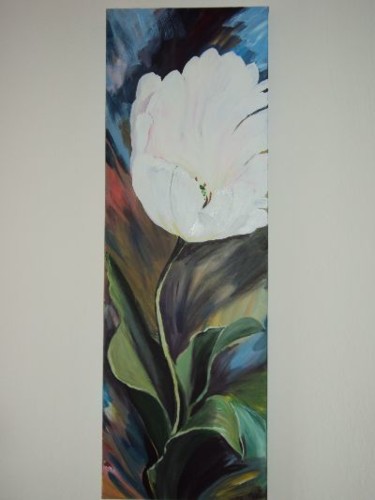 Painting titled "La Tulipe" by Regine Tasset, Original Artwork