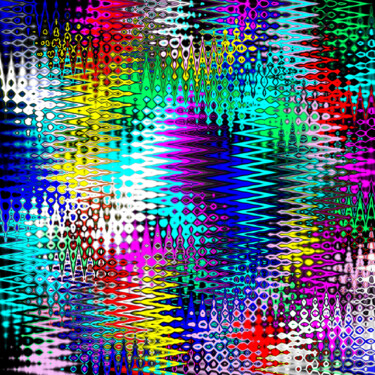 Digitale Kunst mit dem Titel "Sinus" von Regine Jonas, Original-Kunstwerk, 2D digitale Arbeit