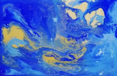 Peinture intitulée "seaside" par Régine Ledanois, Œuvre d'art originale, Acrylique