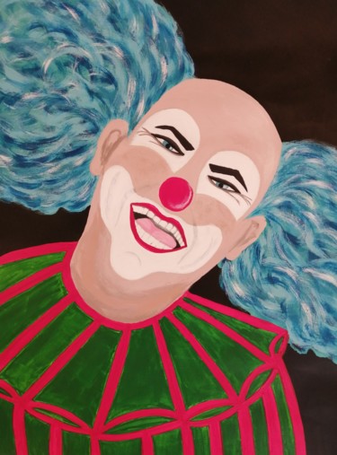 Peinture intitulée "Éclat de rire" par Régine Ledanois, Œuvre d'art originale, Acrylique