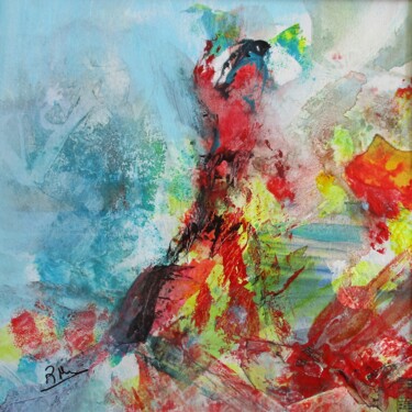 Painting titled "Danse joyeuse" by Navema, Original Artwork, Acrylic