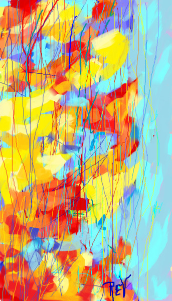 Sans titre Arts numériques intitulée "Sans titre" par Rev, Œuvre d'art originale, Peinture numérique