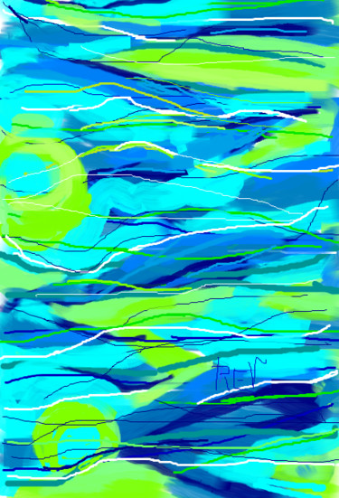 Digitale Kunst getiteld "Sans titre" door Rev, Origineel Kunstwerk, Digitaal Schilderwerk