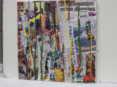 Collages titled "Collage-Pour l' amo…" by Rev, Original Artwork