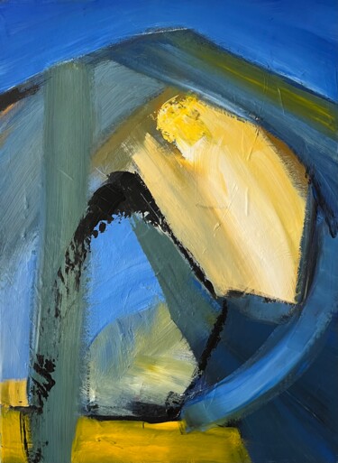 제목이 "Mon Ange"인 미술작품 Regis Bertry로, 원작, 아크릴 나무 들것 프레임에 장착됨