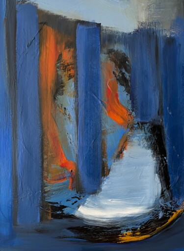 Pittura intitolato "Le couloir" da Regis Bertry, Opera d'arte originale, Acrilico Montato su Telaio per barella in legno