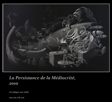 Peinture intitulée ""La Persistance de…" par Régis Bezannier, Œuvre d'art originale, Acrylique