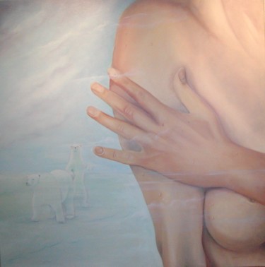 Peinture intitulée "rechauffement-clima…" par Siger, Œuvre d'art originale