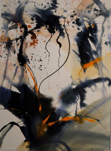 Peinture intitulée "orgasme3.jpg" par Regis Parriaux, Œuvre d'art originale, Encre