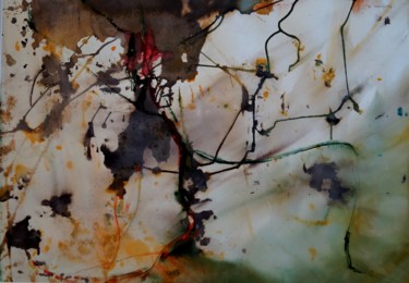 Peinture intitulée "confinement" par Regis Parriaux, Œuvre d'art originale, Aquarelle